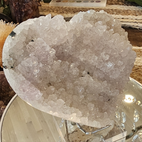 Large Natural Clear Quartz w/light Pink Hue - Picture 14 of 16